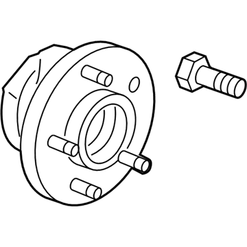 Buick 13546938 Front Hub & Bearing