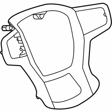 84400937 GM Trim Cover, Jet Black Illustration 1 of 1
