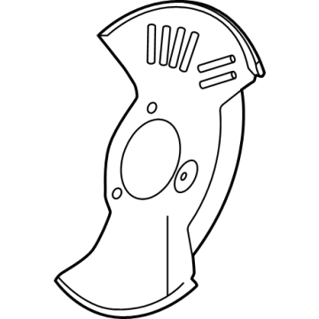 GMC 23334436 Splash Shield