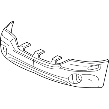 GMC Envoy XUV Bumper Cover - 88937036