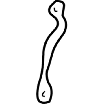 GM 15193425 Bumper Cover Brace, Passenger Side 15193425 GM Bumper Cover Brace, Passenger Side Illustration 1 of 1