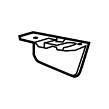 GM 95034498 Wheelhouse Liner Deflector 95034498 GM Wheelhouse Liner Deflector Illustration 1 of 1