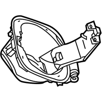 GM 94540510 Fuel Pocket 94540510 GM Fuel Pocket Illustration 1 of 1