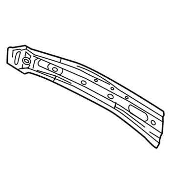 GM 42400832 Inner Center Pillar, Driver Side 42400832 GM Inner Center Pillar, Driver Side Illustration 1 of 1