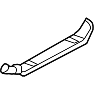 GM 95242108 Rocker Reinforcement Baffle 95242108 GM Rocker Reinforcement Baffle Illustration 1 of 1