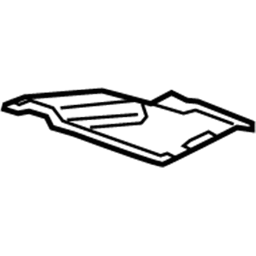 Chevy Captiva Sport Oil Pan Baffle - 12578196