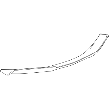 GM 84862278 Rear Spoiler 84862278 GM Rear Spoiler Illustration 1 of 1