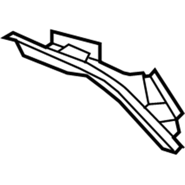 25949173 GM Upper Reinforcement, Rear Driver Side Illustration 1 of 1