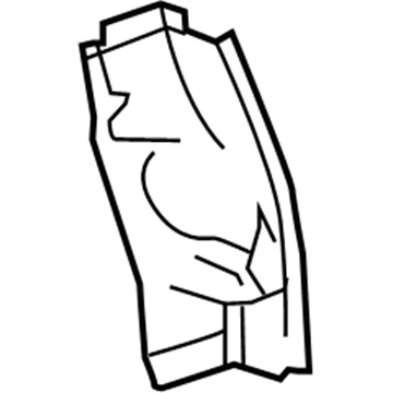 20905328 GM Side Frame, Rear Passenger Side Illustration 1 of 1