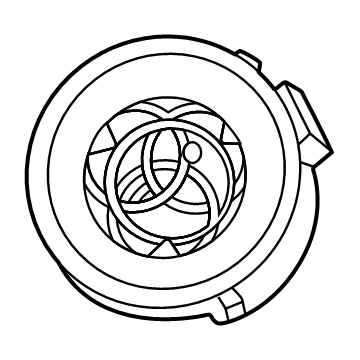 Cadillac 84575710 Rear Driver Speaker