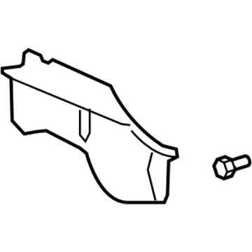 GM 20907270 Console Assembly, Passenger Side 20907270 GM Console Assembly, Passenger Side Illustration 1 of 1