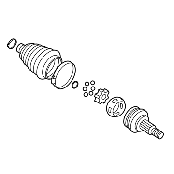 Pontiac 22720721 Outer CV Joint