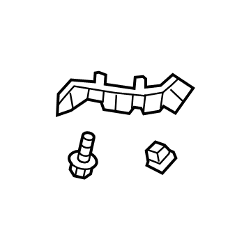85619279 GM Side Retainer, Front Passenger Side Illustration 1 of 1