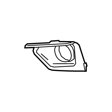 Chevy 23234810 Fog Lamp Bezel