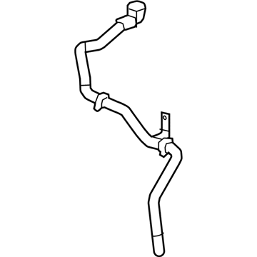 23307866 GM Reservoir Hose Illustration 1 of 1