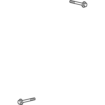 11518434 GM Shock Bolt, Red Illustration 1 of 1