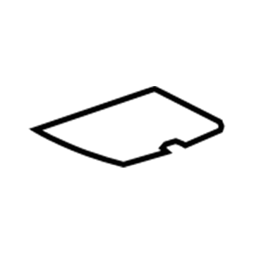 GM 25945800 Compartment Mat 25945800 GM Compartment Mat Illustration 1 of 1