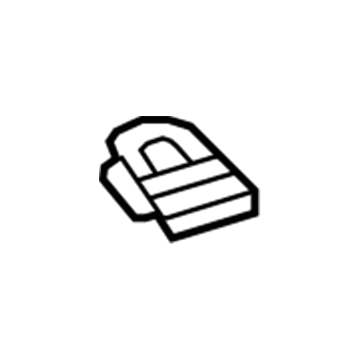 GM 20919979 Compartment Latch 20919979 GM Compartment Latch Illustration 1 of 1