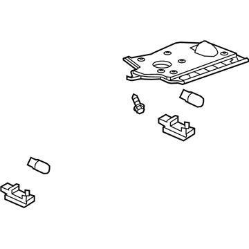 GM 15949378 Lower Panel, Passenger Side 15949378 GM Lower Panel, Passenger Side Illustration 1 of 1