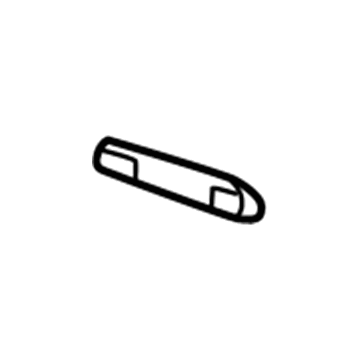 GM 10296674 Lamp Lens, Passenger Side 10296674 GM Lamp Lens, Passenger Side Illustration 1 of 1