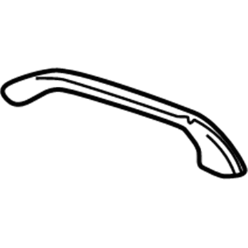 10424522 GM Assist Strap, Gray, Rear Illustration 1 of 1