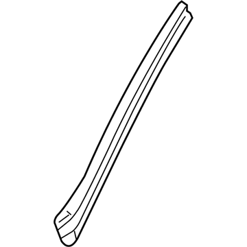 GM 15291275 Reveal Molding, Driver Side 15291275 GM Reveal Molding, Driver Side Illustration 1 of 1