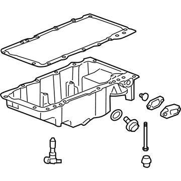 Chevy 12616129 Oil Pan