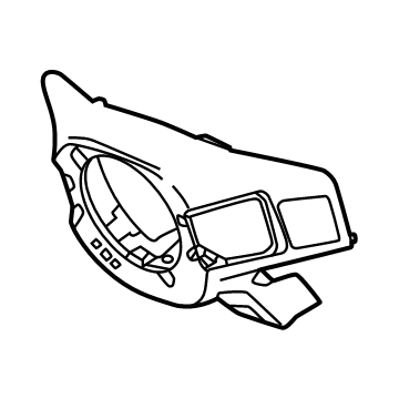 GM 87867211 Shroud Assembly-Steering Wheel *Backen Black 87867211 GM Shroud Assembly-Steering Wheel *Backen Black Illustration 1 of 1