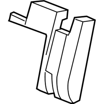 GM 22771061 Seat Back Pad, Passenger Side 22771061 GM Seat Back Pad, Passenger Side Illustration 1 of 1
