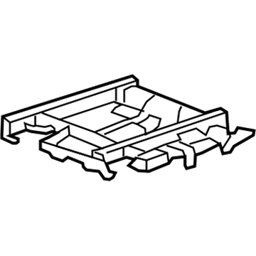 15926524 GM Seat Frame, Passenger Side Illustration 1 of 1