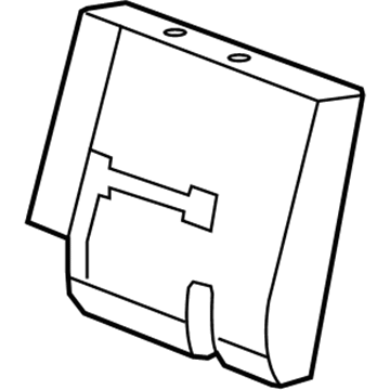 GM 22760766 Seat Back Cover, Rear Passenger Side 22760766 GM Seat Back Cover, Rear Passenger Side Illustration 1 of 1