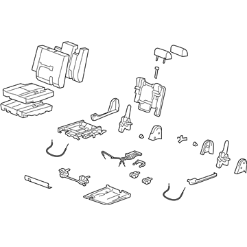 Chevy 15898119 Seat Assembly