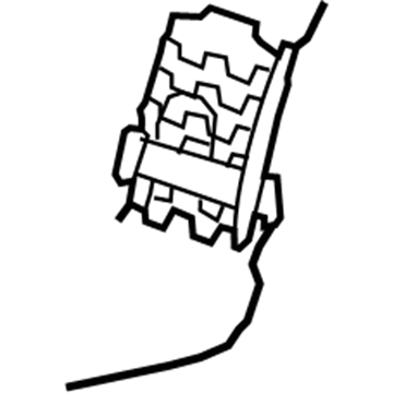 15899647 GM Bolster, Rear Illustration 1 of 1