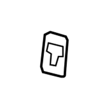 GM 25843960 Anchor Cover, Driver Side 25843960 GM Anchor Cover, Driver Side Illustration 1 of 1