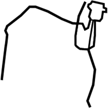 GM 15900338 Release Handle, Driver Side 15900338 GM Release Handle, Driver Side Illustration 1 of 1