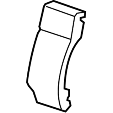 GM 23319392 Seat Back Pad 23319392 GM Seat Back Pad Illustration 1 of 1