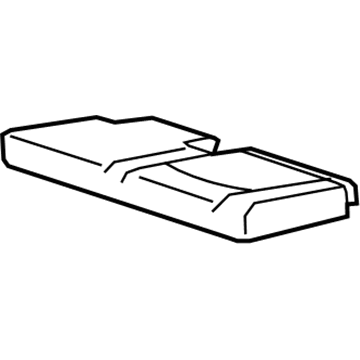 GM 22971616 Cushion Cover, Titanium, Driver Side 22971616 GM Cushion Cover, Titanium, Driver Side Illustration 1 of 1