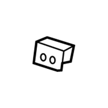 GM 15899605 Headrest Guide Bracket 15899605 GM Headrest Guide Bracket Illustration 1 of 1