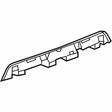 GM 84123462 Applique Panel Bracket, Rear Center 84123462 GM Applique Panel Bracket, Rear Center Illustration 1 of 1