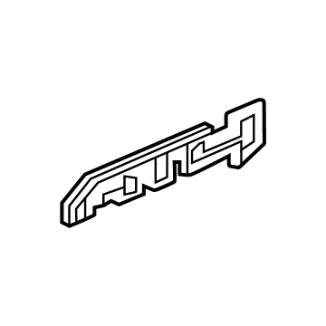 GM 84682658 Nameplate 84682658 GM Nameplate Illustration 1 of 1