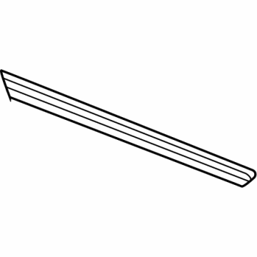 GM 84267952 Body Side Molding, Driver Side 84267952 GM Body Side Molding, Driver Side Illustration 1 of 1