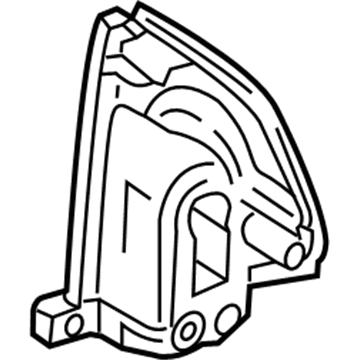 GM 84215555 Mirror Assembly Gasket, Rear Driver Side 84215555 GM Mirror Assembly Gasket, Rear Driver Side Illustration 1 of 1