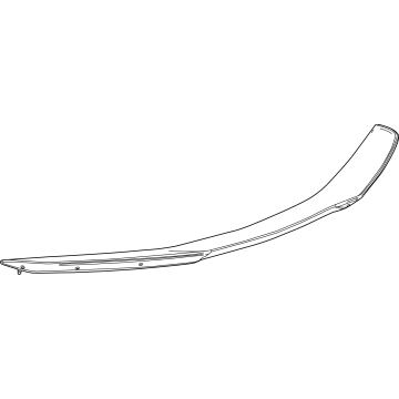 GM 85100650 Rear Spoiler 85100650 GM Rear Spoiler Illustration 1 of 1