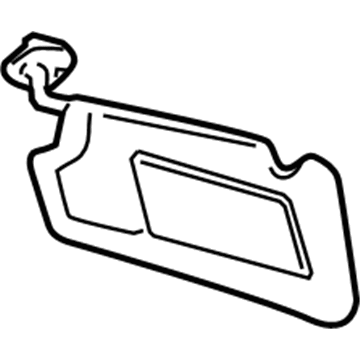 Chevy 15297351 Sunvisor