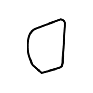 GM 15157578 Access Cover, Passenger Side 15157578 GM Access Cover, Passenger Side Illustration 1 of 1
