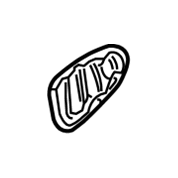 GM 15147785 Defroster Grille, Gray, Driver Side 15147785 GM Defroster Grille, Gray, Driver Side Illustration 1 of 1