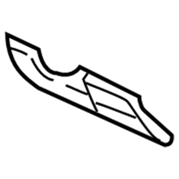 GM 15178574 Knee Bolster 15178574 GM Knee Bolster Illustration 1 of 1