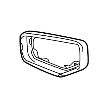 GM 85160920 Bezel, Rear Passenger Side 85160920 GM Bezel, Rear Passenger Side Illustration 1 of 1