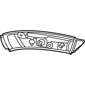 23453749 GM Turn Signal Lamp, Rear Driver Side Illustration 1 of 1