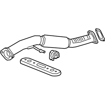 84413788 GM Exhaust Pipe Illustration 1 of 1